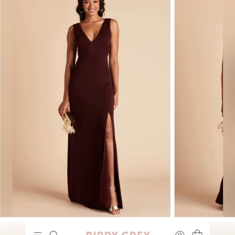 Birdy Grey Deep Burgundy Maxi Dress